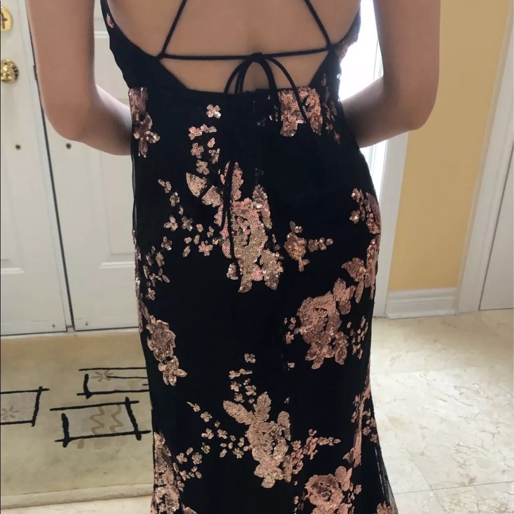 2XHP‼️Sexy Sequin Backless High Split Maxi Dress - Picture 10 of 11